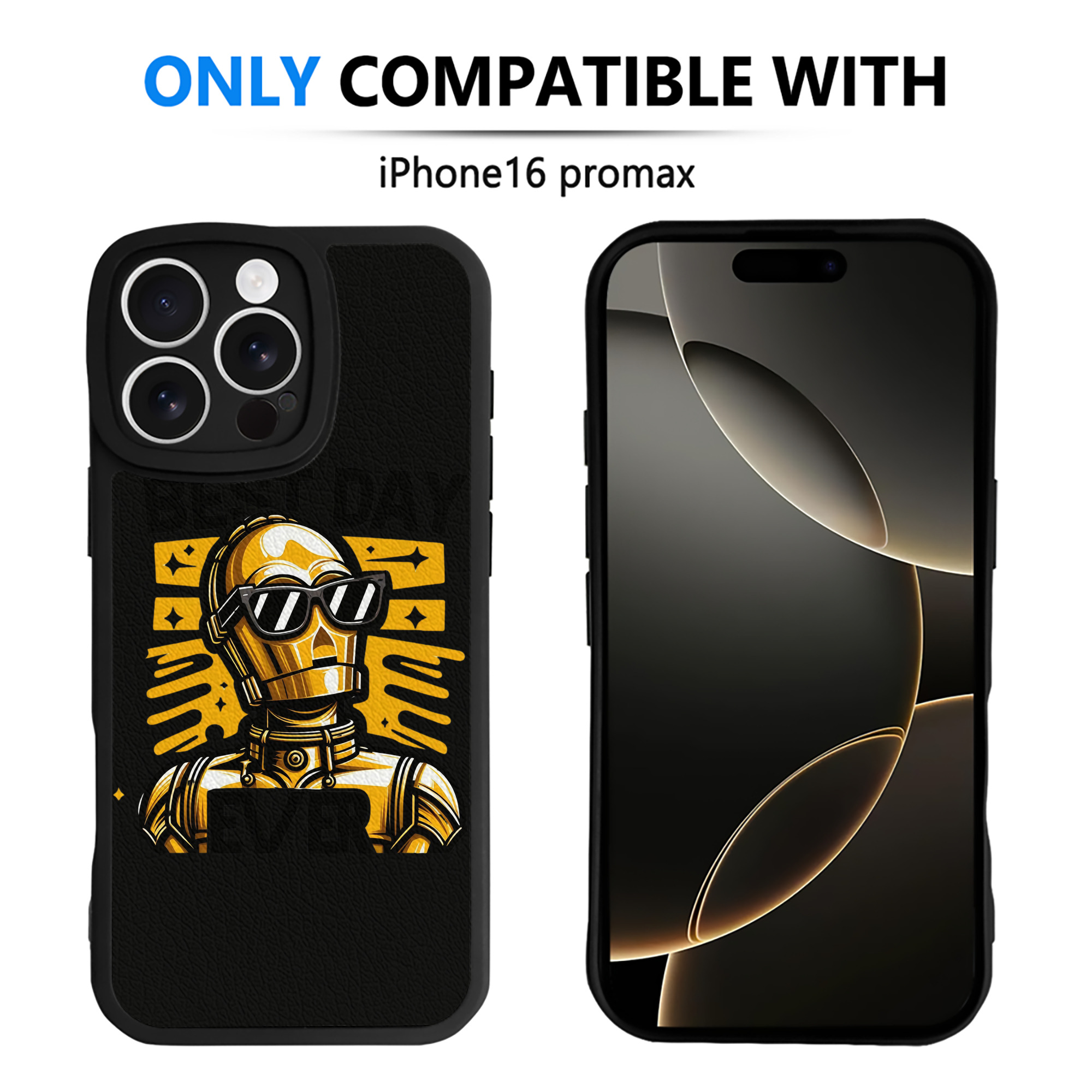 （画像用） スター・ウォーズ Star Wars 【iPhone 16シリーズ対応】シリコンスマホケース（レザー調） 材質：シリコン